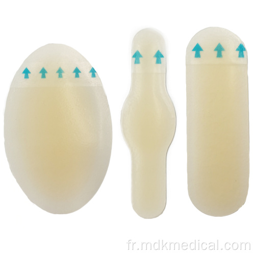 Autocollant blister de talon hydrocolloïde imperméable